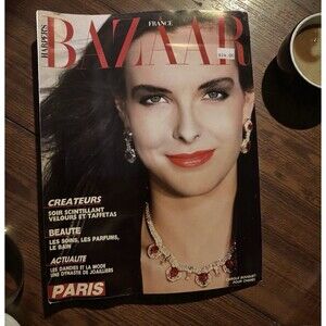 Carole Bouquet DALI Victoria Lockwood HARPERS BAZAAR FRANCE November 1986 Chanel